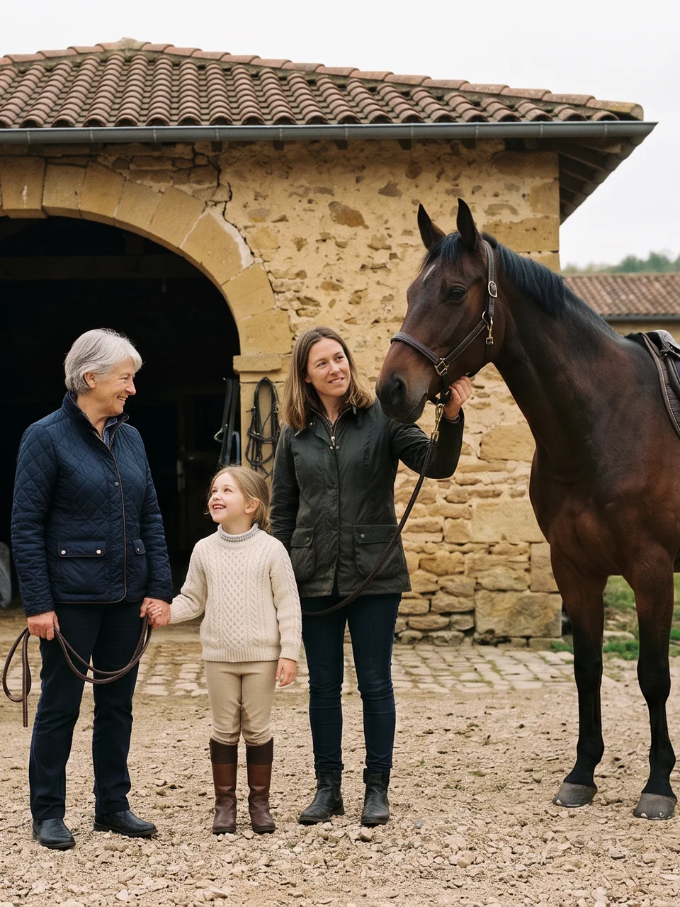 L'équipe, Domaine de Chabelle, centre équestre à Eyzin-Pinet